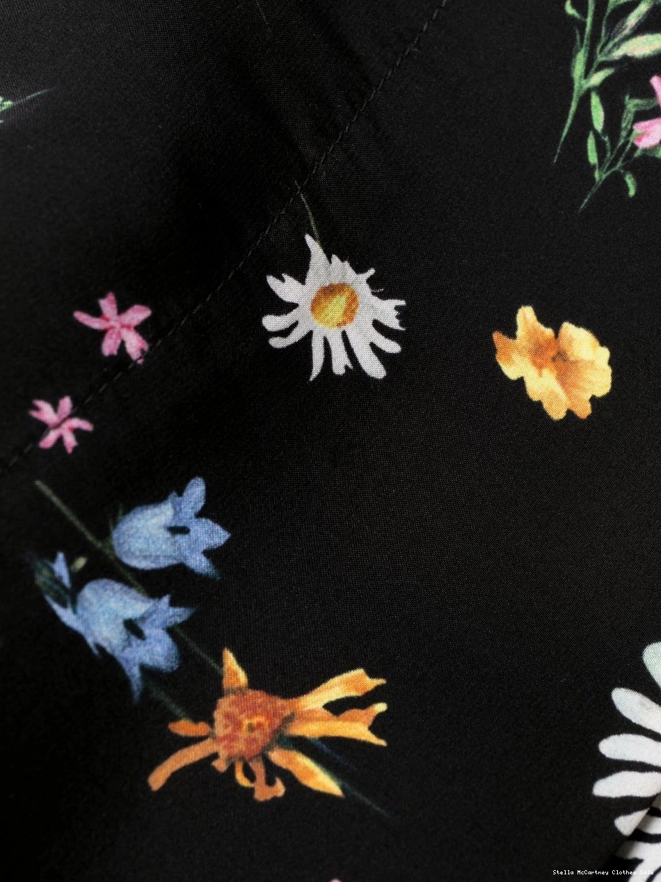 Affordable trousers McCartney floral-print silk Women Stella 0813